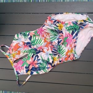 Tropical Ellen Tracy One-piece Bathing Suit
